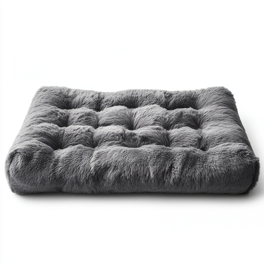 Zwmfg Orthopedic Memory Foam Dog Bed - Extra Large Support Mattress for Large Breeds - Joint Relief, Anti-Slip Base & Washable Cover - Grey