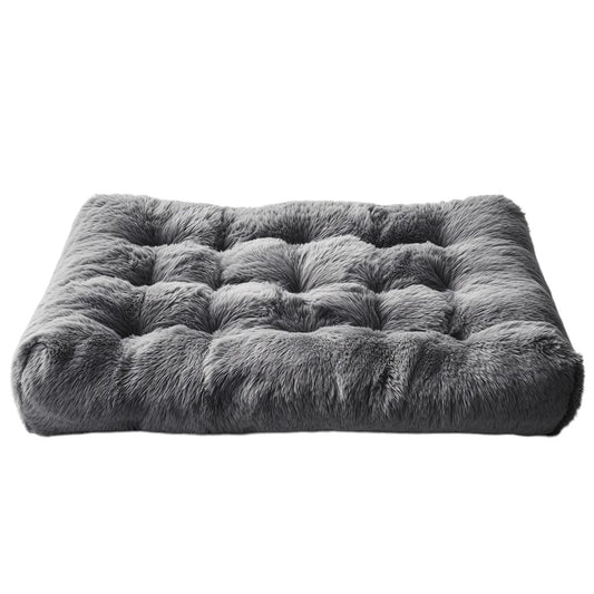 Zwmfg Orthopedic Memory Foam Dog Bed - Extra Large Support Mattress for Large Breeds - Joint Relief, Anti-Slip Base & Washable Cover - Grey
